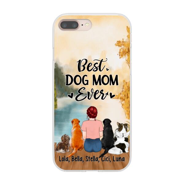 Best Dog Mom Ever - Personalized Gifts Custom Dog Phone Case for Dog Mom, Dog Lovers