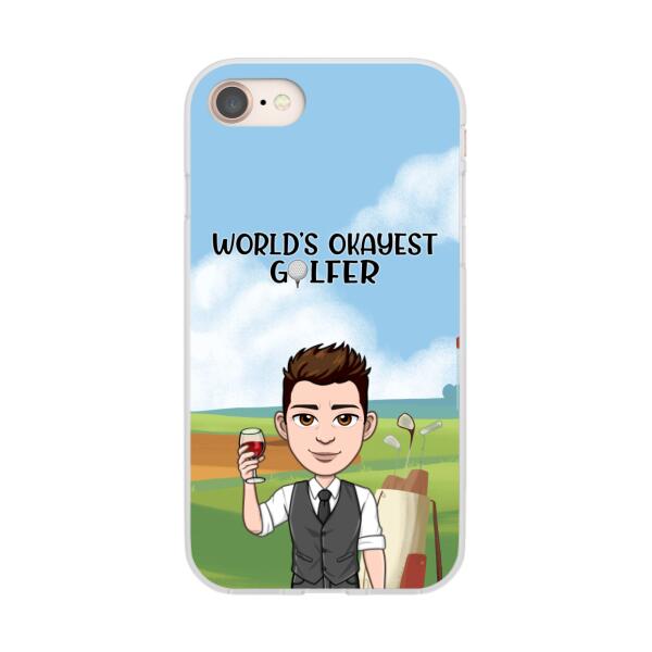 Personalized Phone Case, Cool Golf Player, Gifts For Golf Lovers