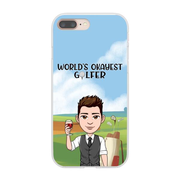 Personalized Phone Case, Cool Golf Player, Gifts For Golf Lovers