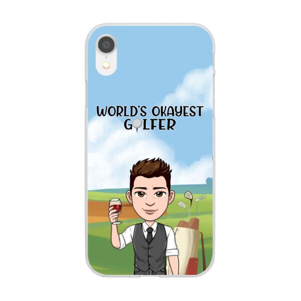 Personalized Phone Case, Cool Golf Player, Gifts For Golf Lovers