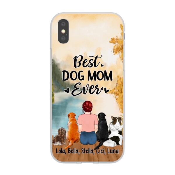 Best Dog Mom Ever - Personalized Gifts Custom Dog Phone Case for Dog Mom, Dog Lovers