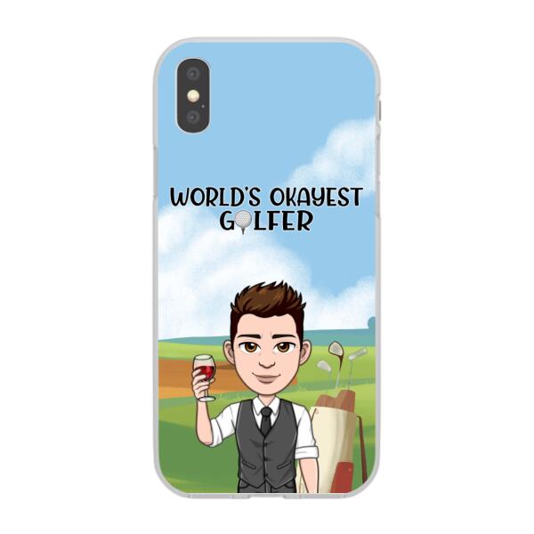 Personalized Phone Case, Cool Golf Player, Gifts For Golf Lovers