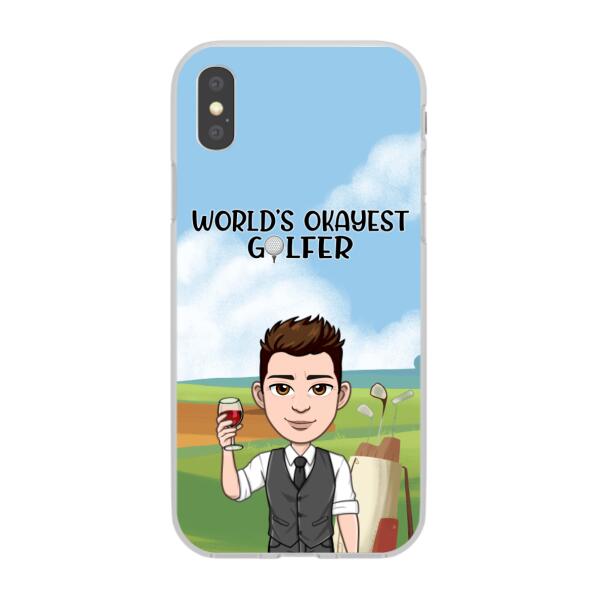 Personalized Phone Case, Cool Golf Player, Gifts For Golf Lovers