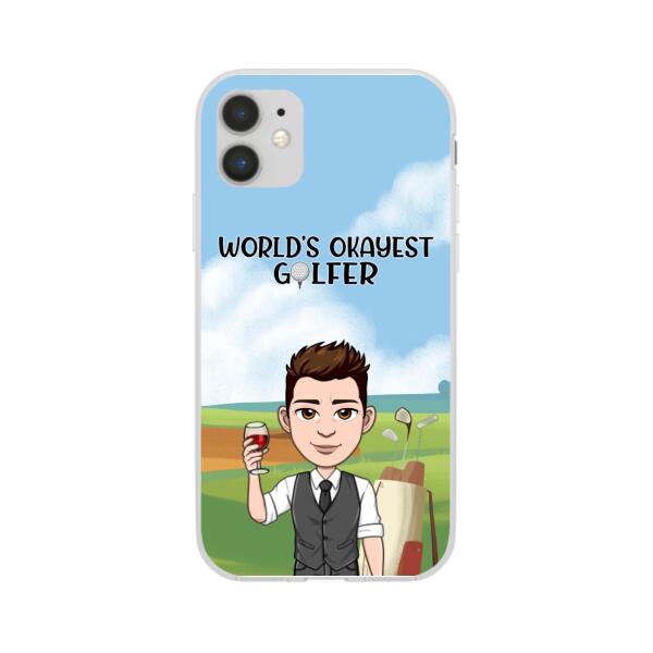 Personalized Phone Case, Cool Golf Player, Gifts For Golf Lovers