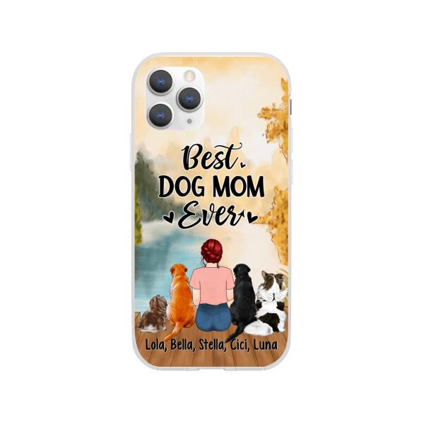 Best Dog Mom Ever - Personalized Gifts Custom Dog Phone Case for Dog Mom, Dog Lovers