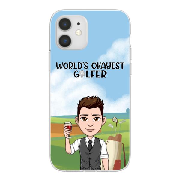 Personalized Phone Case, Cool Golf Player, Gifts For Golf Lovers