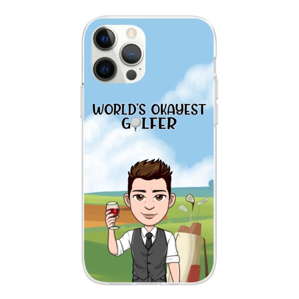 Personalized Phone Case, Cool Golf Player, Gifts For Golf Lovers