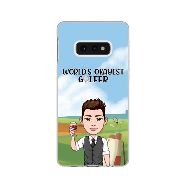 Personalized Phone Case, Cool Golf Player, Gifts For Golf Lovers