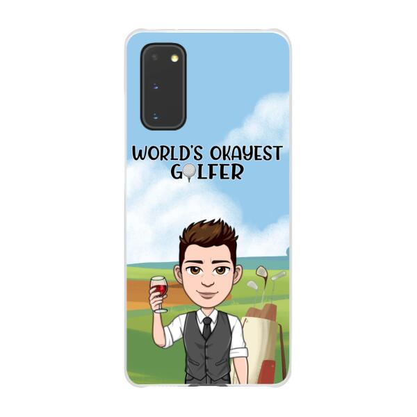 Personalized Phone Case, Cool Golf Player, Gifts For Golf Lovers