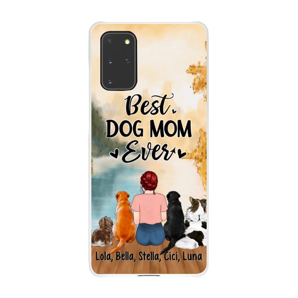 Best Dog Mom Ever - Personalized Gifts Custom Dog Phone Case for Dog Mom, Dog Lovers