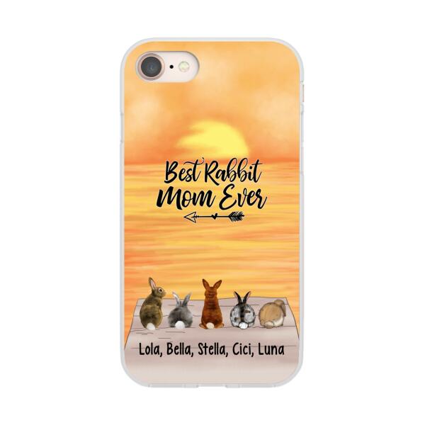 Up To 5 Rabbits Life is Better with Rabbit - Personalized Phone Case For Rabbit Lovers