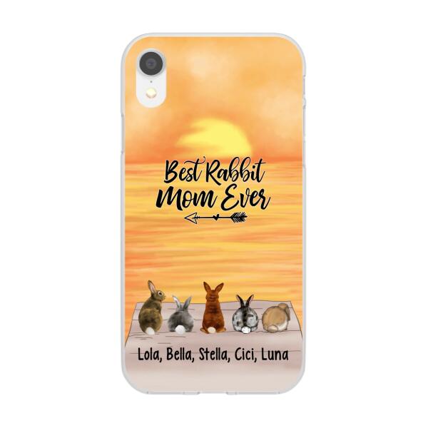 Up To 5 Rabbits Life is Better with Rabbit - Personalized Phone Case For Rabbit Lovers