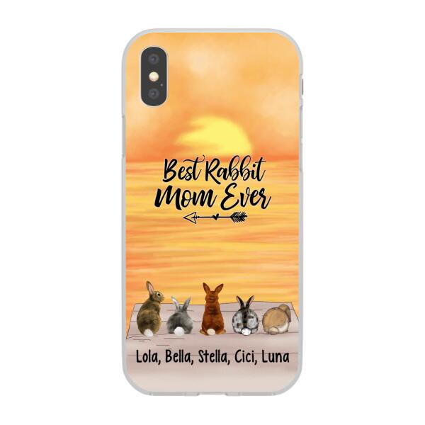 Up To 5 Rabbits Life is Better with Rabbit - Personalized Phone Case For Rabbit Lovers