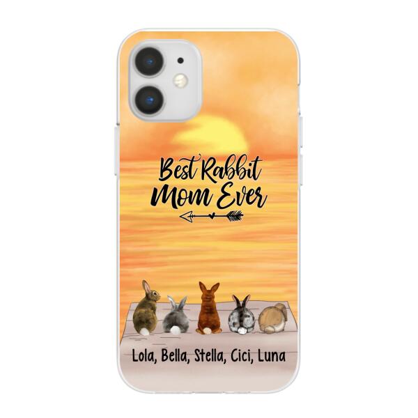 Up To 5 Rabbits Life is Better with Rabbit - Personalized Phone Case For Rabbit Lovers