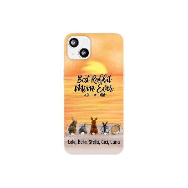 Up To 5 Rabbits Life is Better with Rabbit - Personalized Phone Case For Rabbit Lovers