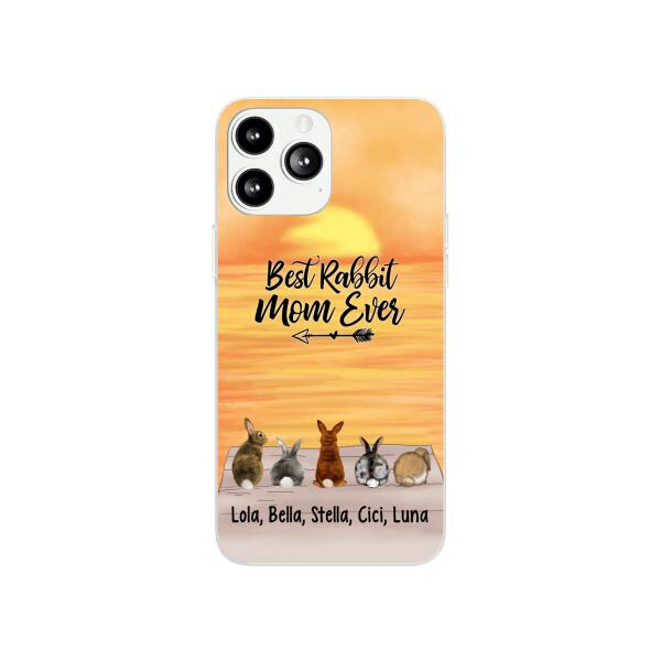 Up To 5 Rabbits Life is Better with Rabbit - Personalized Phone Case For Rabbit Lovers