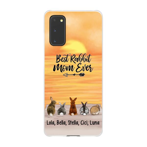 Up To 5 Rabbits Life is Better with Rabbit - Personalized Phone Case For Rabbit Lovers