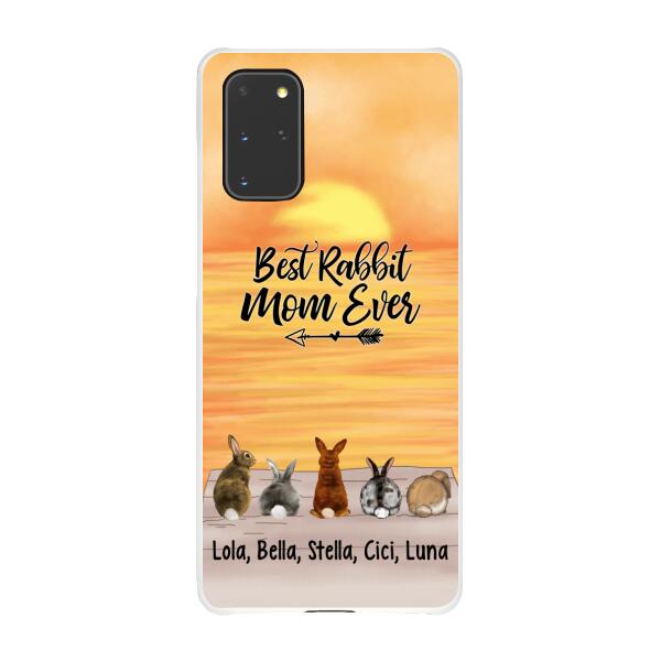 Up To 5 Rabbits Life is Better with Rabbit - Personalized Phone Case For Rabbit Lovers