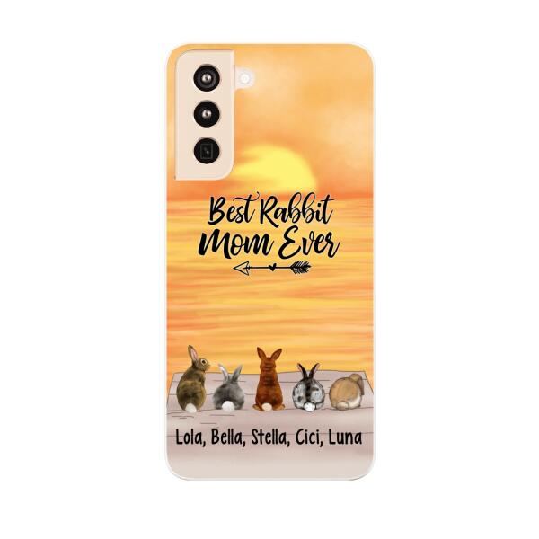 Up To 5 Rabbits Life is Better with Rabbit - Personalized Phone Case For Rabbit Lovers