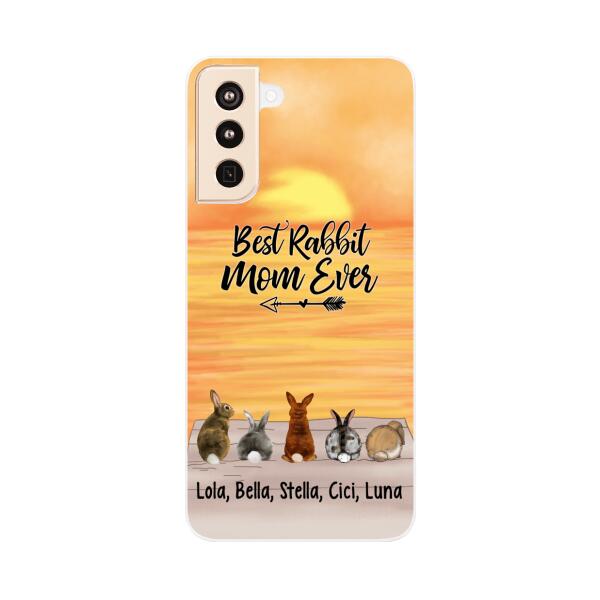 Up To 5 Rabbits Life is Better with Rabbit - Personalized Phone Case For Rabbit Lovers