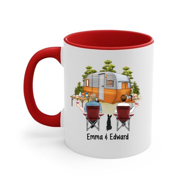 To My Husband - Personalized Gifts Custom Camping Mug For Her For Him For Her, Camping Lovers, Dog Lovers