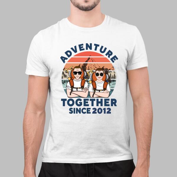 Adventure Together - Personalized Shirt For Couples, Him, Her, Hiking