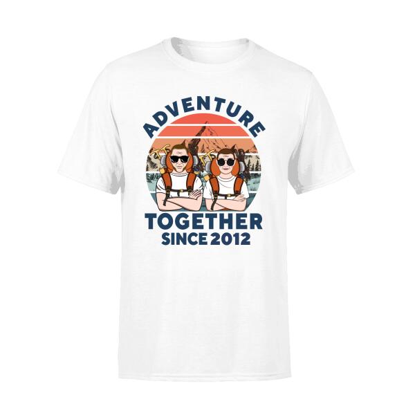 Adventure Together - Personalized Shirt For Couples, Him, Her, Hiking