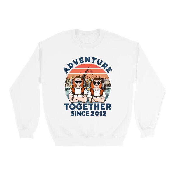 Adventure Together - Personalized Shirt For Couples, Him, Her, Hiking