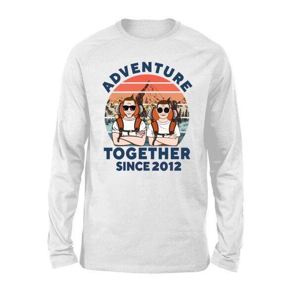 Adventure Together - Personalized Shirt For Couples, Him, Her, Hiking