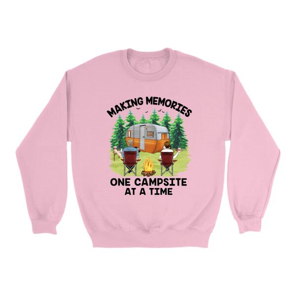 Making Memories One Campsite At A Time - Personalized Shirt For Couples, Him, Her, Camping