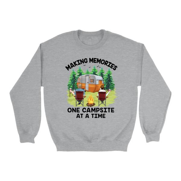 Making Memories One Campsite At A Time - Personalized Shirt For Couples, Him, Her, Camping