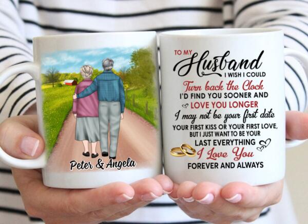 Anniversary Personalized Gifts Custom Mug for Couples - To My Husband