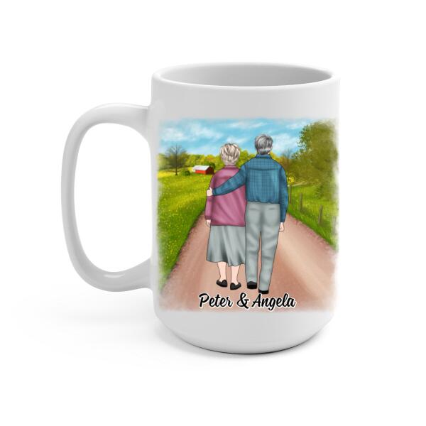 Anniversary Personalized Gifts Custom Mug for Couples - To My Husband