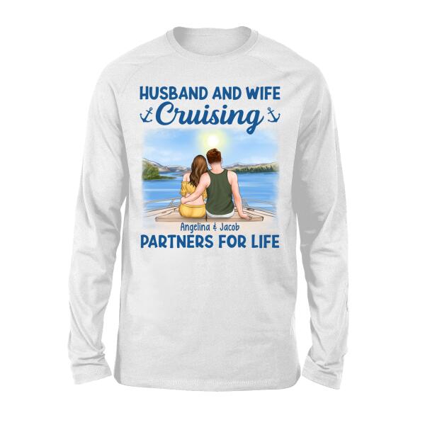 Husband and Wife Personalized Gifts - Custom Cruise Lovers Shirt for Couples, Cruise Lovers