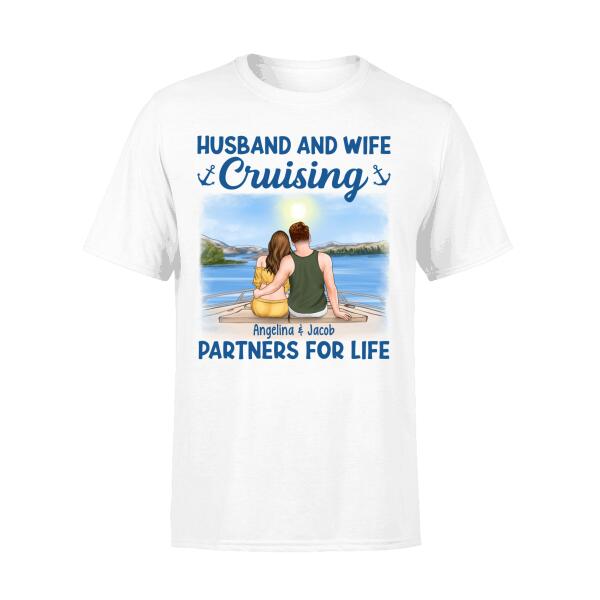 Husband and Wife Personalized Gifts - Custom Cruise Lovers Shirt for Couples, Cruise Lovers