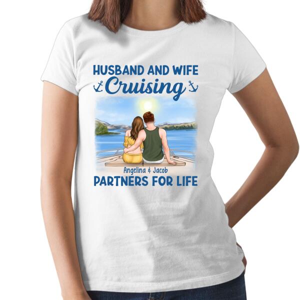 Husband and Wife Personalized Gifts - Custom Cruise Lovers Shirt for Couples, Cruise Lovers