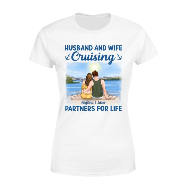 Husband and Wife Personalized Gifts - Custom Cruise Lovers Shirt for Couples, Cruise Lovers