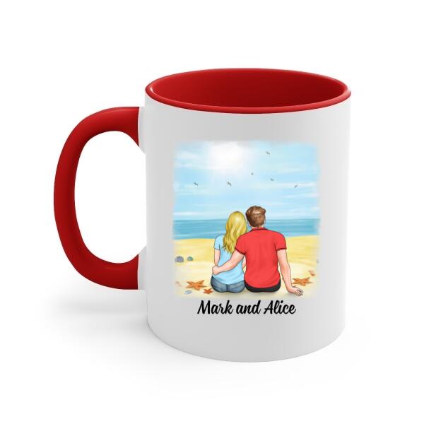 To My Dear Wife Falling In Love With You - Personalized Mug For Couples, For Her