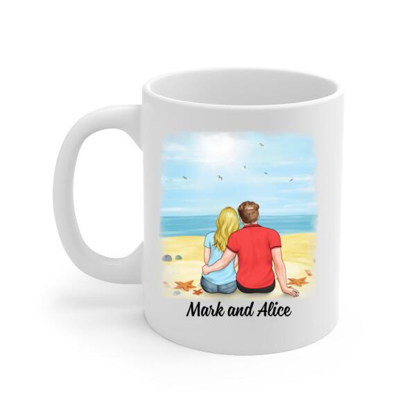 To My Dear Wife Falling In Love With You - Personalized Mug For Couples, For Her