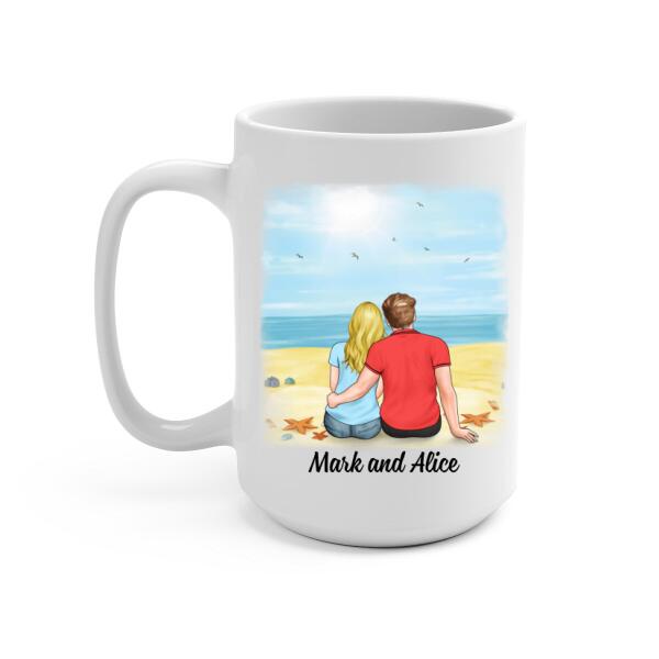 To My Dear Wife Falling In Love With You - Personalized Mug For Couples, For Her