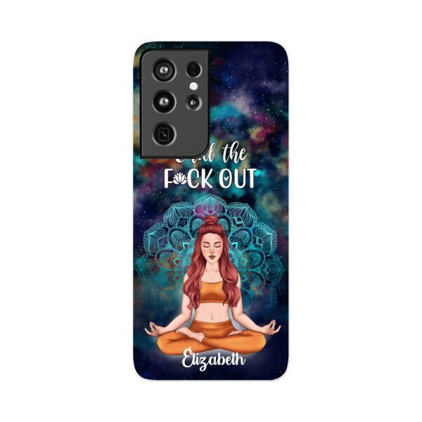 Just A Girl Who Loves Yoga - Personalized Phone Case For Her, Yoga