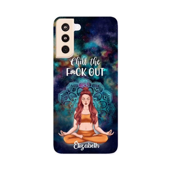 Just A Girl Who Loves Yoga - Personalized Phone Case For Her, Yoga