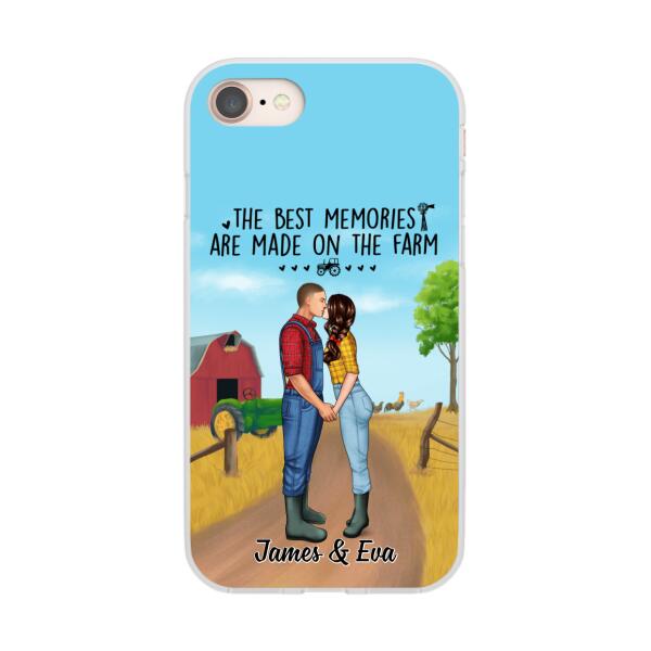 And So Together We Built A Life We Love - Personalized Phone Case For Couples, Her, Him, Farmer