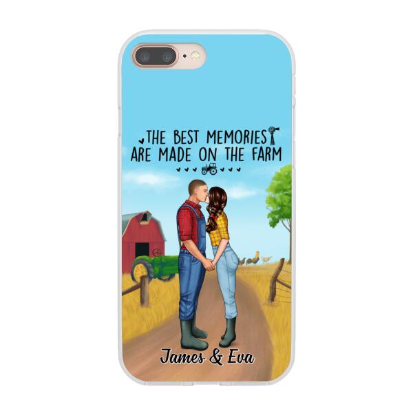 And So Together We Built A Life We Love - Personalized Phone Case For Couples, Her, Him, Farmer