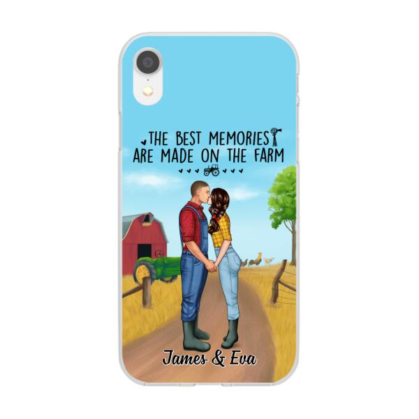 And So Together We Built A Life We Love - Personalized Phone Case For Couples, Her, Him, Farmer