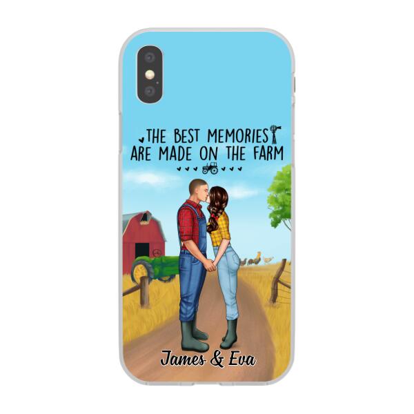 And So Together We Built A Life We Love - Personalized Phone Case For Couples, Her, Him, Farmer