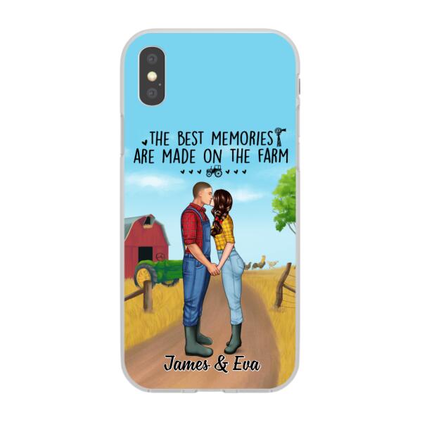 And So Together We Built A Life We Love - Personalized Phone Case For Couples, Her, Him, Farmer