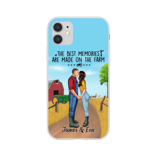 And So Together We Built A Life We Love - Personalized Phone Case For Couples, Her, Him, Farmer