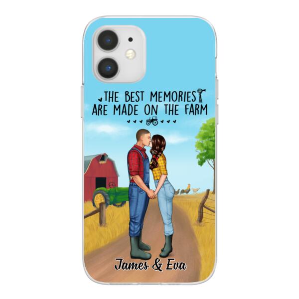 And So Together We Built A Life We Love - Personalized Phone Case For Couples, Her, Him, Farmer