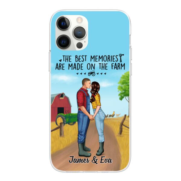 And So Together We Built A Life We Love - Personalized Phone Case For Couples, Her, Him, Farmer